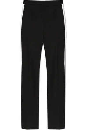 Moschino Femme, Pantalons, Noir, Taille: 36 FR Pantalon avec bandes latérales