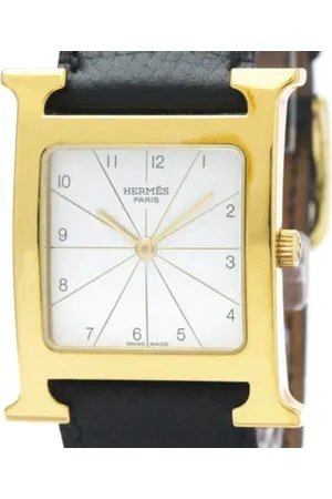 Hermès Femme, Pre-owned, Blanc, Taille: ONE Size Pre-owned Acier inoxydable montres