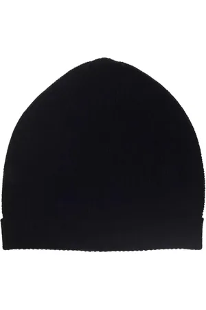 ALPHA STUDIO Homme, Accessoires, Bleu, Taille: M Bonnet en Laine Mérinos Côtelée Bleu