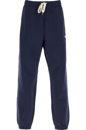 Autry Homme, Pantalons, Bleu, Taille: XL Joggers en Molleton Lavé Vintage