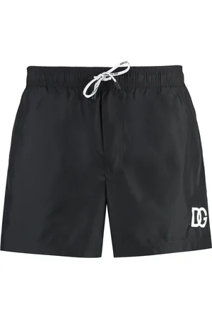 Dolce & Gabbana Homme, Maillots de bain, Noir, Taille: M Short de Bain avec Logo