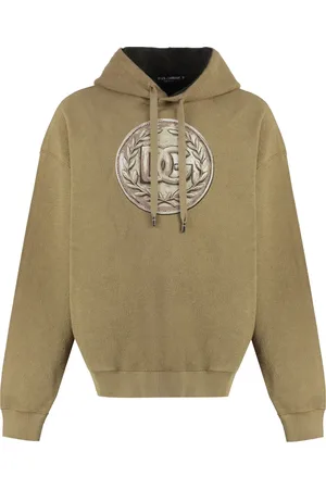 Dolce & Gabbana Homme, Sweatshirts et sweats à capuche, , Taille: S Sweat à Capuche Logo Effet Caoutchouc