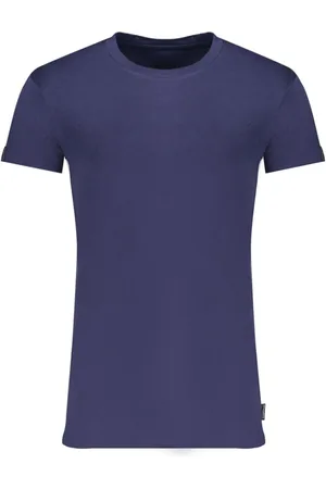 Gaudi Homme, Tops, Bleu, Taille: 2XL Tee-shirt Logo Manches Courtes