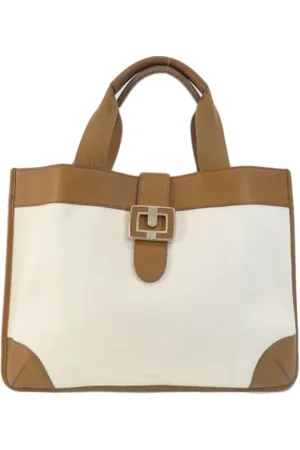 Anya Hindmarch Femme, Pre-owned, Brun, Taille: ONE Size Pre-owned Toile cabas