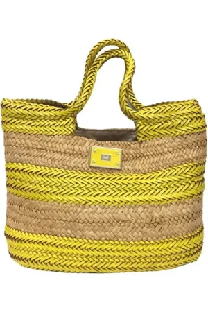 Anya Hindmarch Femme, Pre-owned, Jaune, Taille: ONE Size Pre-owned Cuir cabas