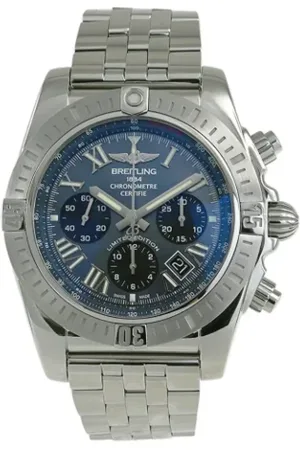 Breitling Pre-owned Femme, Pre-owned, Bleu, Taille: ONE Size Pre-owned Acier inoxydable montres