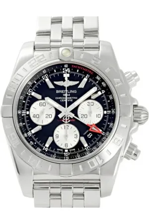 Breitling Pre-owned Homme, Pre-owned, Noir, Taille: ONE Size Pre-owned Acier inoxydable montres