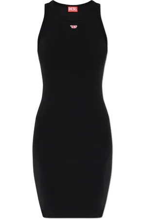 Diesel Femme, Robes, Noir, Taille: 34 FR Robe D-Tank-Long-D