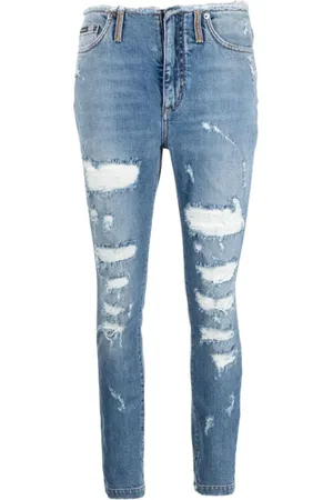 Dolce & Gabbana Femme, Jeans, Bleu, Taille: 38 FR Jeans Denim Classiques
