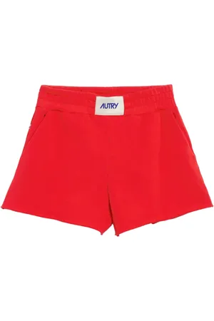 Autry Femme, Shorts, Rouge, Taille: 42 FR Shorts Rouges pour Femmes