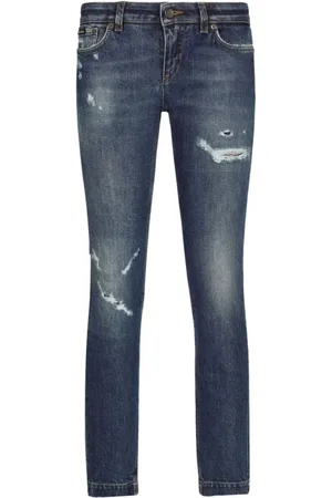 Dolce & Gabbana Femme, Jeans, Bleu, Taille: 38 FR Denim Jeans skinny