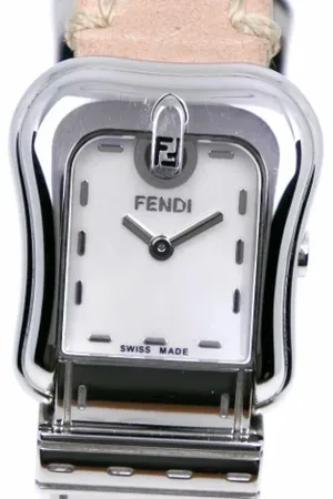 Fendi Femme, Pre-owned, Rose, Taille: ONE Size Pre-owned Acier inoxydable montres
