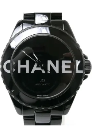CHANEL Homme, Pre-owned, Noir, Taille: ONE Size Pre-owned Acier inoxydable montres