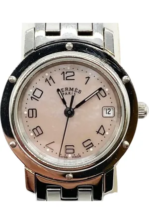 Hermès Femme, Pre-owned, Rose, Taille: ONE Size Pre-owned Acier inoxydable montres