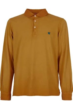 Gallo Homme, Tops, Jaune, Taille: S Polo en Coton Jaune
