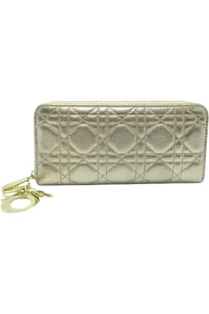 Dior Femme, Pre-owned, Gris, Taille: ONE Size Pre-owned Cuir petite-maroquinerie