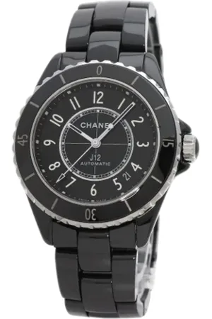 CHANEL Homme, Pre-owned, Noir, Taille: ONE Size Pre-owned Acier inoxydable montres