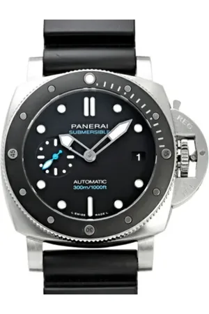 PANERAI Homme, Pre-owned, Noir, Taille: ONE Size Pre-owned Acier inoxydable montres