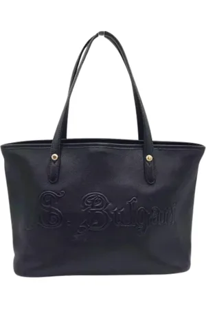 Bvlgari Femme, Pre-owned, Bleu, Taille: ONE Size Pre-owned Tissu sacs-main