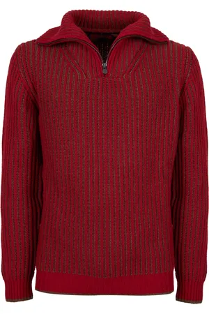 Gallo Homme, Pulls, Multicolore, Taille: S Pull à col montant en côtes de pêcheur