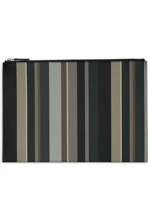 Gallo Femme, Sacs, Multicolore, Taille: ONE Size Pochette en Cuir à Rayures Multicolores