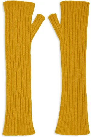 Gallo Unisex, Accessoires, Jaune, Taille: ONE Size Gants jaunes sans doigts pour tous
