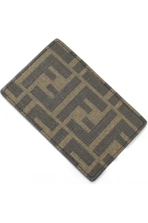 Fendi Unisex, Pre-owned, Brun, Taille: ONE Size Pre-owned Toile petite-maroquinerie