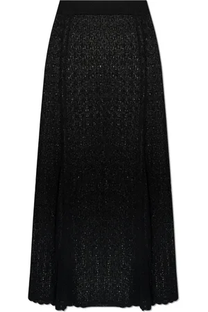Ganni Femme, Jupes, Noir, Taille: 38 FR Jupe en dentelle