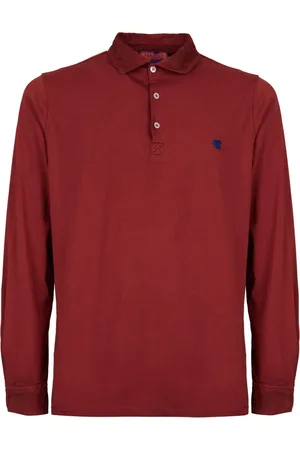 Gallo Homme, Tops, Rouge, Taille: S Burgundy Cotton Polo