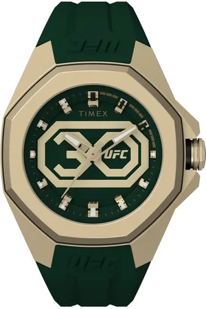 Timex Homme, Accessoires, Vert, Taille: ONE Size Montre UFC Pro 30th Anniversary