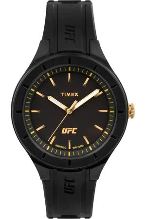 Timex Homme, Accessoires, Vert, Taille: ONE Size Montre analogique UFC Shogun Noir