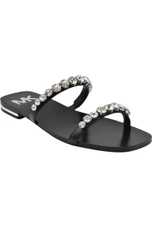 Michael Kors Femme, Chaussures, Noir, Taille: 38 EU Chaussures Plates Noires à Lacets