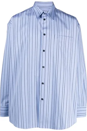 OFF-WHITE Homme, Chemises, Bleu, Taille: M Chemise à Rayures Verticales