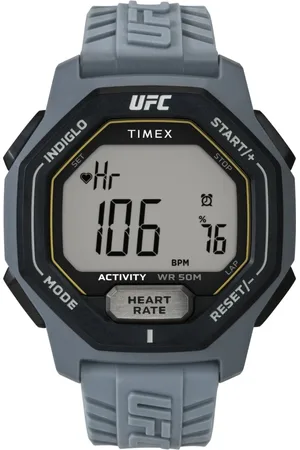 Timex Homme, Accessoires, Gris, Taille: ONE Size Montre Digitale UFC Performance Spark