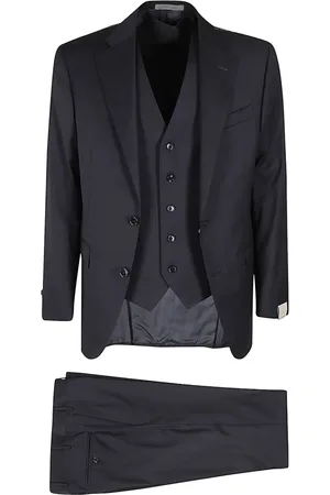 corneliani Homme, Costumes, Bleu, Taille: M Gilet en Laine