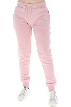 Superdry Femme, Pantalons, Rose, Taille: 36 FR Pantalon Rose Imprimé Automne/Hiver