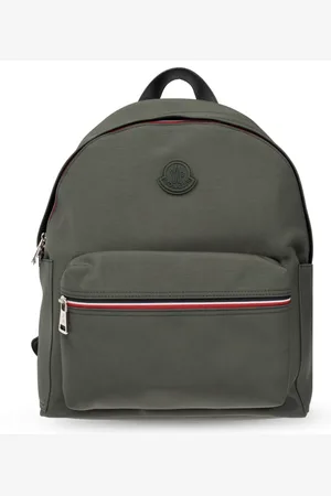 Moncler Homme, Sacs, Vert, Taille: ONE Size Sac à dos avec écusson logo