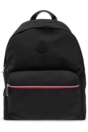 Moncler Homme, Sacs, Noir, Taille: ONE Size Sac à dos avec écusson logo