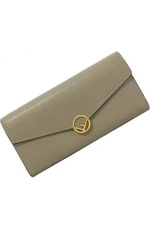 Fendi Femme, Pre-owned, Vert, Taille: ONE Size Pre-owned Cuir petite-maroquinerie
