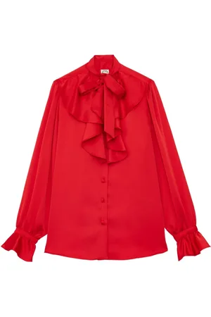 Inès de la Fressange Femme, Blouses et Chemises, Rouge, Taille: 42 FR Fanfan Shirt
