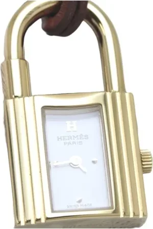 Hermès Femme, Pre-owned, Jaune, Taille: ONE Size Pre-owned Metal montres