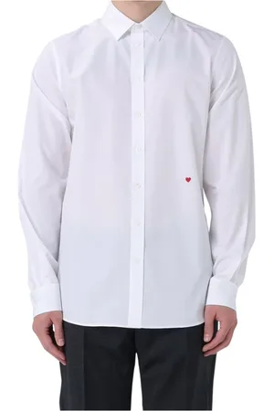 Moschino Homme, Chemises, Blanc, Taille: M Collection Chemises Blanches