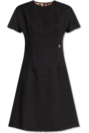 Dolce & Gabbana Femme, Robes, Noir, Taille: 36 FR Robe en tweed