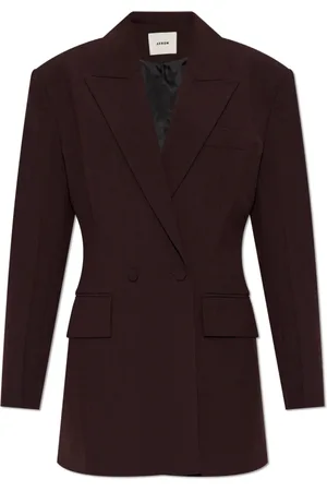 AERON Femme, Vestes, Brun, Taille: 40 FR Blazer à motif rayé