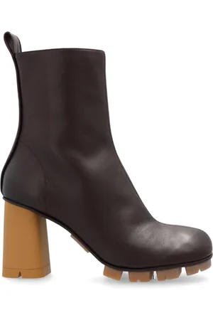 Bottega Veneta Femme, Chaussures, Brun, Taille: 39 EU Bottines à Talons Shore