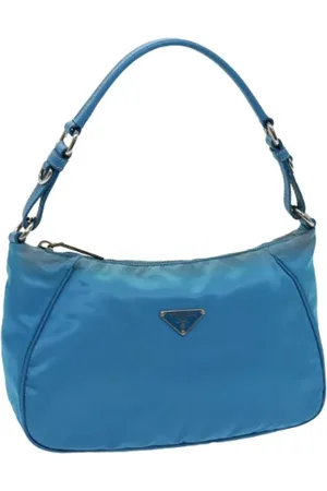 Prada Femme, Pre-owned, Bleu, Taille: ONE Size Pre-owned Nylon trousses-de-toilette