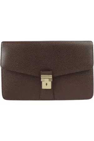 Salvatore Ferragamo Femme, Pre-owned, Brun, Taille: ONE Size Pre-owned Cuir pochettes-minaudieres