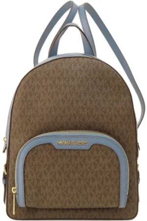 Michael Kors Femme, Pre-owned, Bleu, Taille: ONE Size Pre-owned Cuir sacs-dos