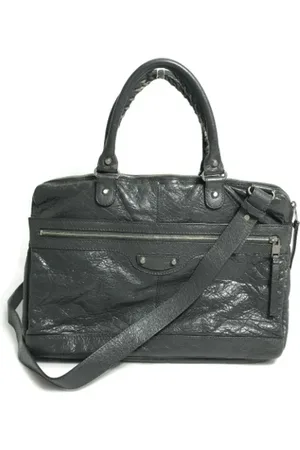 Balenciaga Homme, Pre-owned, Noir, Taille: ONE Size Pre-owned Cuir sacs-main