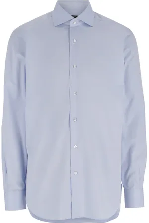 BARBA Homme, Chemises, Bleu, Taille: M Collection Chemises Neck Shirt